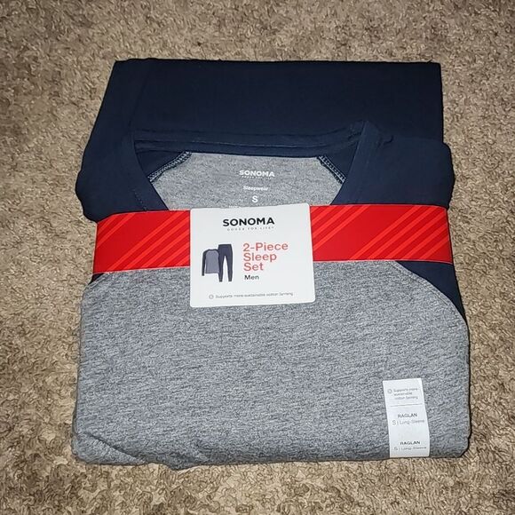 Men's Sonoma Goods For Life Supersoft Standard-Fit Raglan Tee & Jogger Pants - Picture 4 of 5